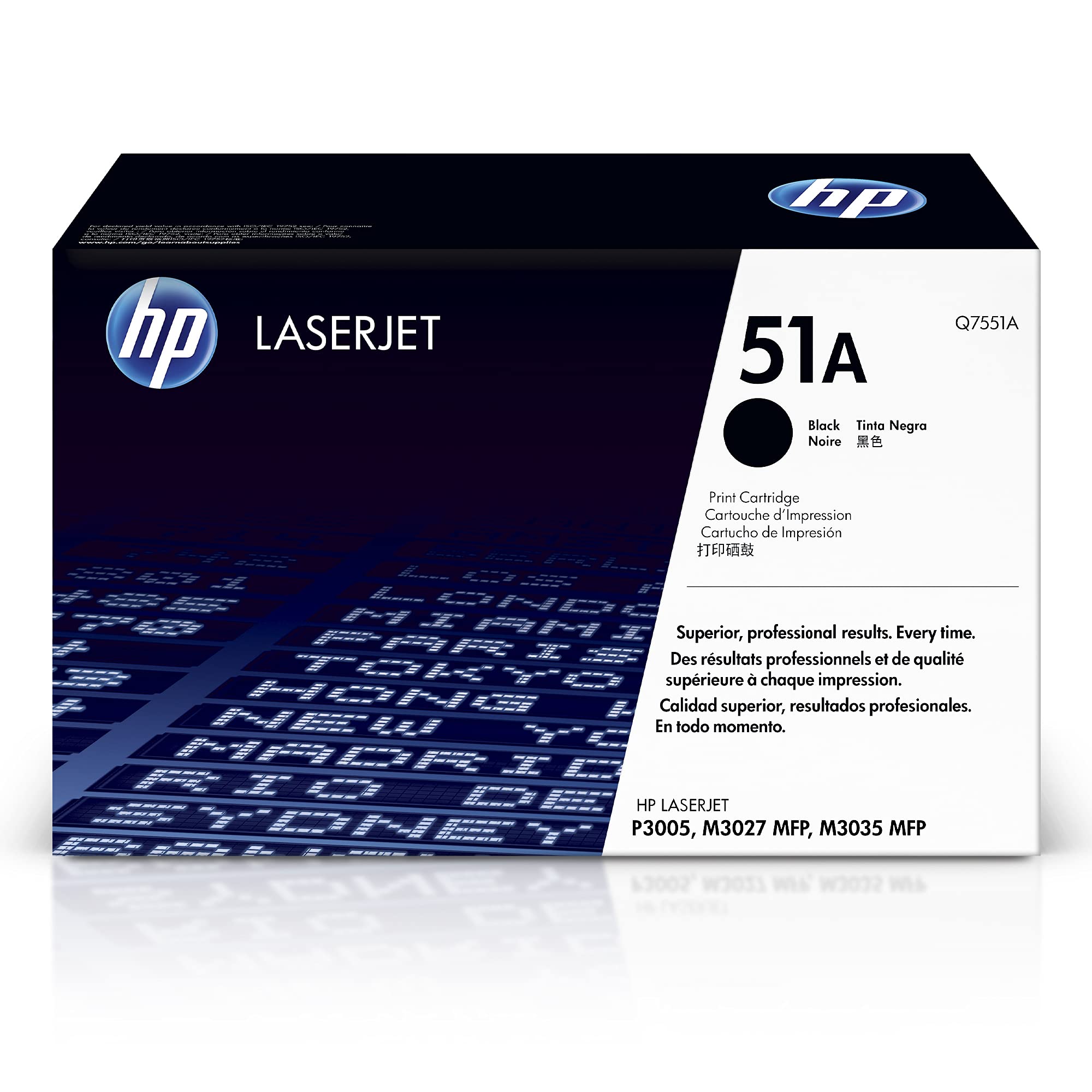 HP Laserjet P3005N Black Toner Cartridge ( Q7551A ) NEW OLD STOCK FINAL SALE