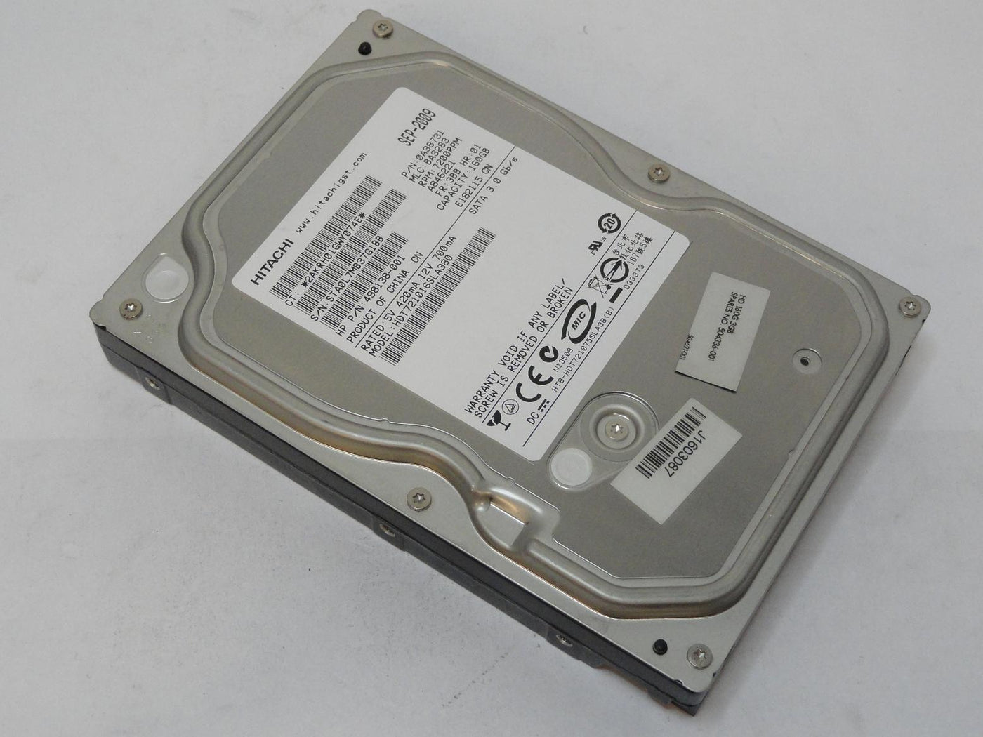 0A38731 - Hitachi HP 160GB SATA 7200rpm 3.5in HDD - Refurbished