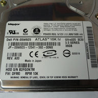 PR05783_8B036J0_Maxtor Dell 36GB SCSI 80 Pin 10Krpm 3.5in HDD - Image4