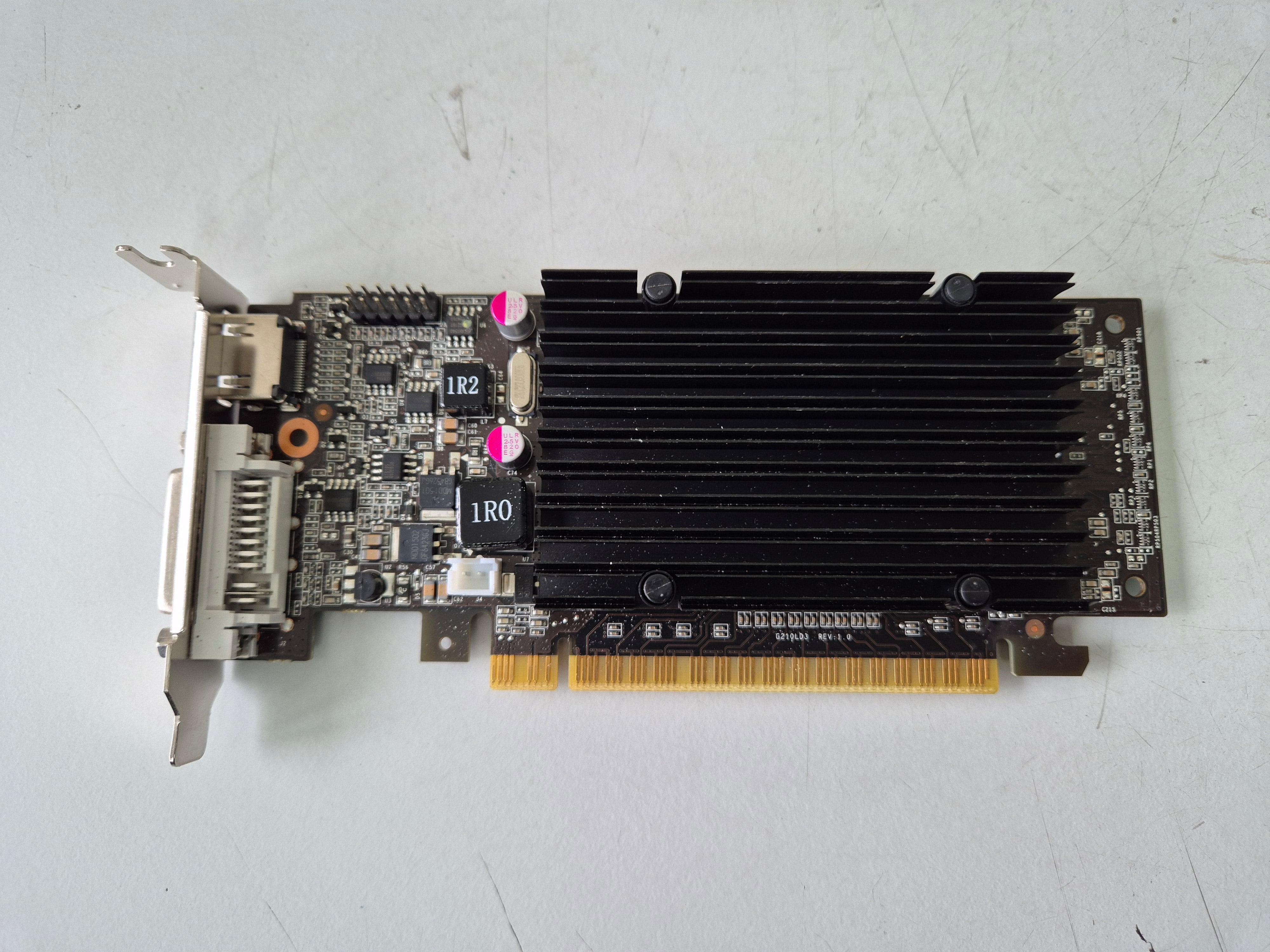 EVGA GeForce GT 210 1GB DDR3 DVI HDMI Graphics Card ( 01G-P3-1313-KR ) USED