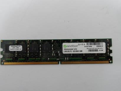 PR21501_RM6464AA667.8FD_Rendition 512MB PC2-5300 DDR2-667MHz 240-Pin DIMM - Image2