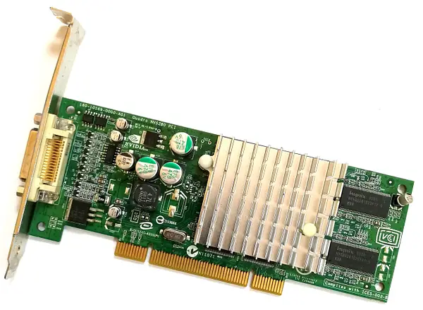 PNY Quadro NVS 280 64Mb 32-bit DDR PCI Card ( VCQ4280NVS VCQ4280NVS-PCI-T ) USED