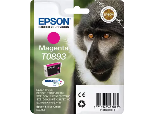 Epson T0893 Stylus Magenta Ink Cartridge ( C13T08934011 ) NOB
