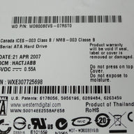 PR23195_WD800BEVS-07RST0_Western Digital 80GB SATA 5400rpm 2.5in HDD - Image3