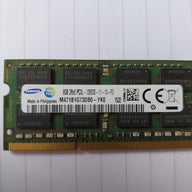 Samsung/HP 8GB  PC3L-12800S DDR3-1600 CL11 NonECC 204pin SDRAM SODIMM Memory Module (M471B1G73DB0-YK0 693374-001)