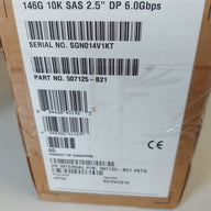 HP 146GB 10Krpm 6G 2.5-inch SAS Hard Drive ( 507125-B21 ) NOB