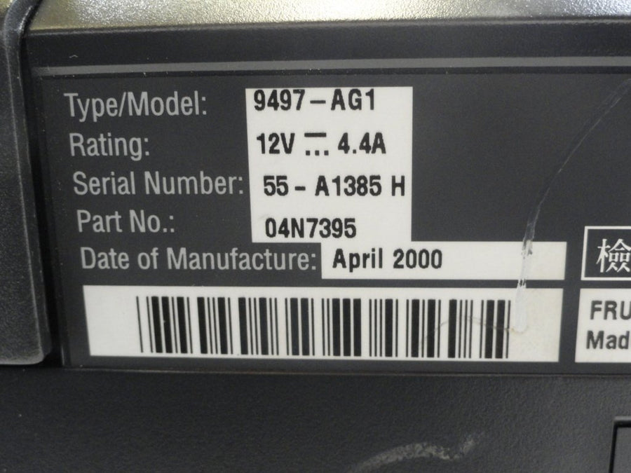 04N7395 - IBM 19" Grey TFT Monitor 04N7395 - USED