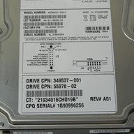 Seagate Compaq 9.1GB SCSI 80 Pin 10Krpm 3.5in HDD ( BD00911934 9J8006-070 349537-001 55978-02 ) REF
