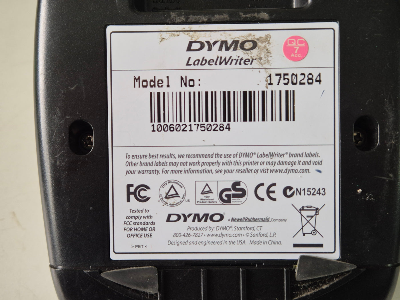 Dymo LabelWriter 450 Turbo Label Printer w/ PSU ( 1750284 ) USED