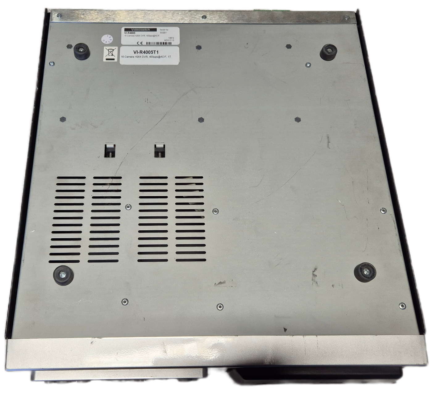 VideoSwitch Vi-R4000 16 Camera 1TB Net Recorder CCTV DVR - Missing key to drive caddy - password reset ( Vi-R4005T1 ) USED