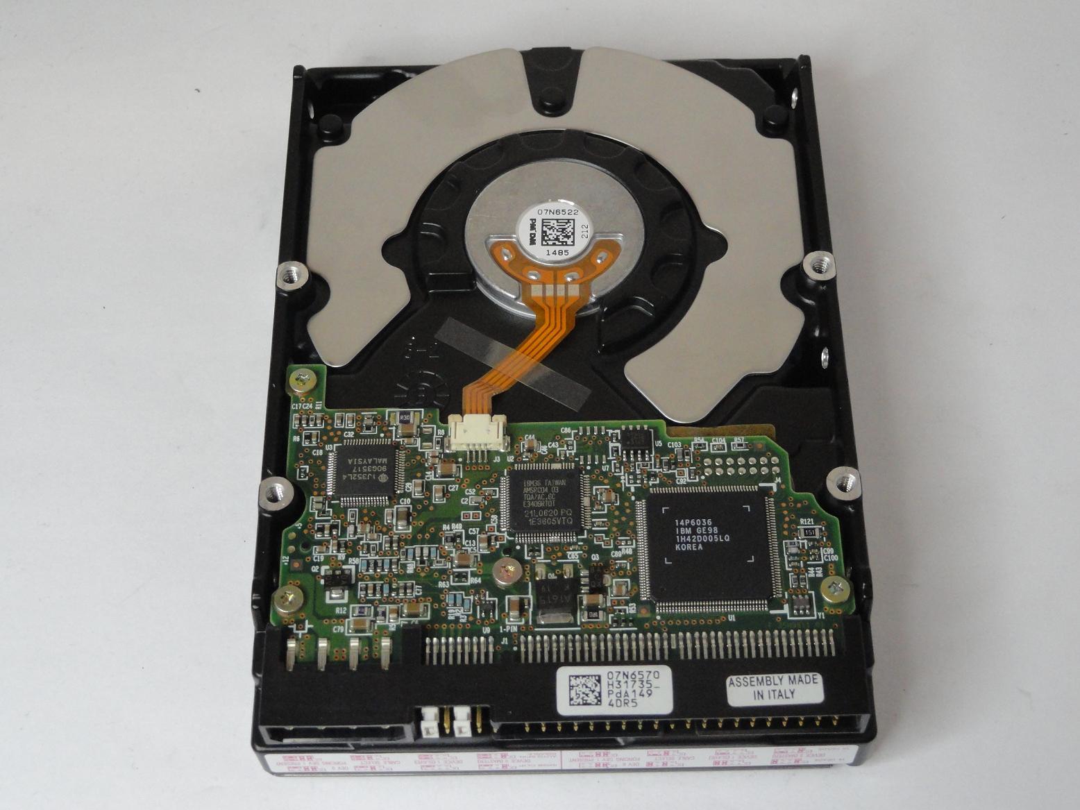 PR00555_07N7403_IBM Dell 40GB IDE 7200rpm 3.5in HDD - Image2