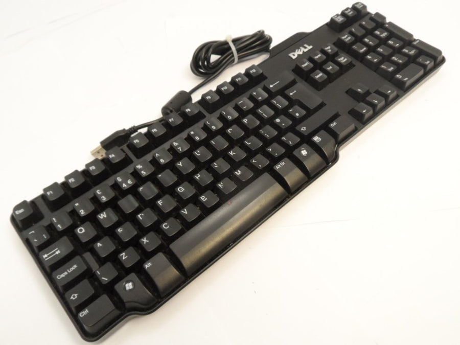 Dell 105 Key Soft Touch USB Keyboard Black ( UY780 L100 0UY780 ) USED