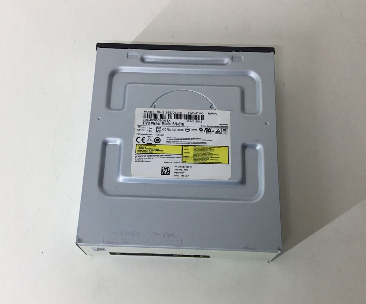 Toshiba Dell SH-216 16x SATA Internal DVD/CD-RW Drive ( SH-216BB/DEBHF 09FD57 ) USED