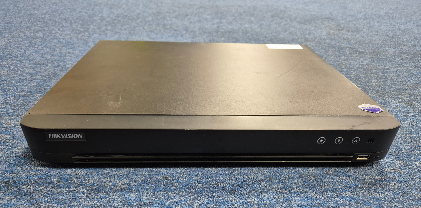 Hikvision Digital Video Recorder - Embedded Net DVR 2x4TB HDD - passwords reset NO PSU ( DS-7216HUHI-K2 ) USED