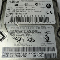 PR20149_CA05365-B01600DL_Fujitsu Dell 18GB IDE 4200rpm 2.5in HDD - Image3