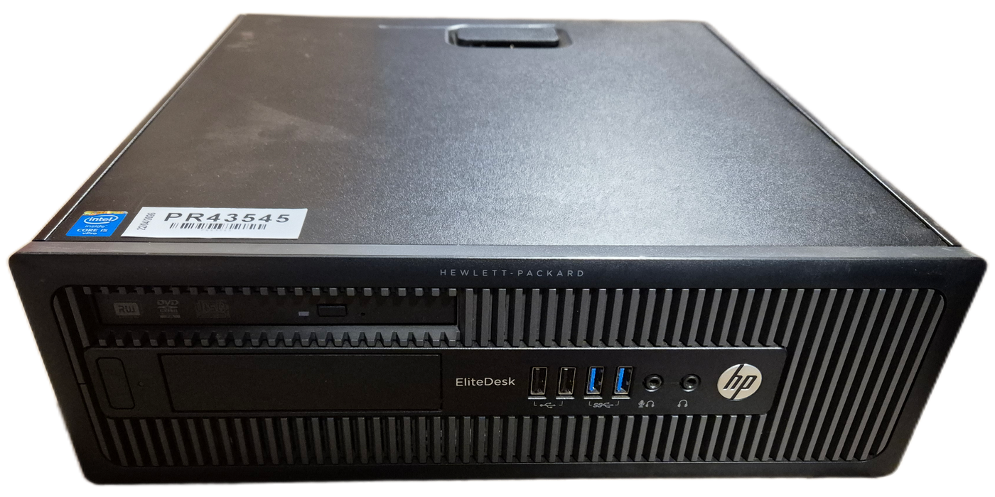 HP EliteDesk 800 G1 SFF 500GB HDD DVD 4GB RAM i5-4570s 3.2GHz Linux ( H5U03EA#AB9 ) USED