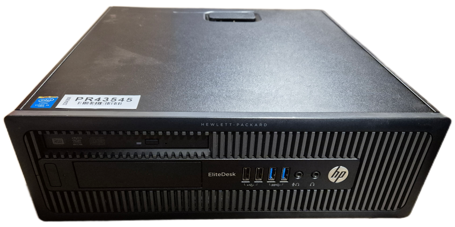 HP EliteDesk 800 G1 SFF 500GB HDD DVD 4GB RAM i5-4570s 3.2GHz Linux ( H5U03EA#AB9 ) USED