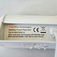 Desktop Dual Port Power Pack Unit w/ 2 USB ( MINI DESK 1U ) USED