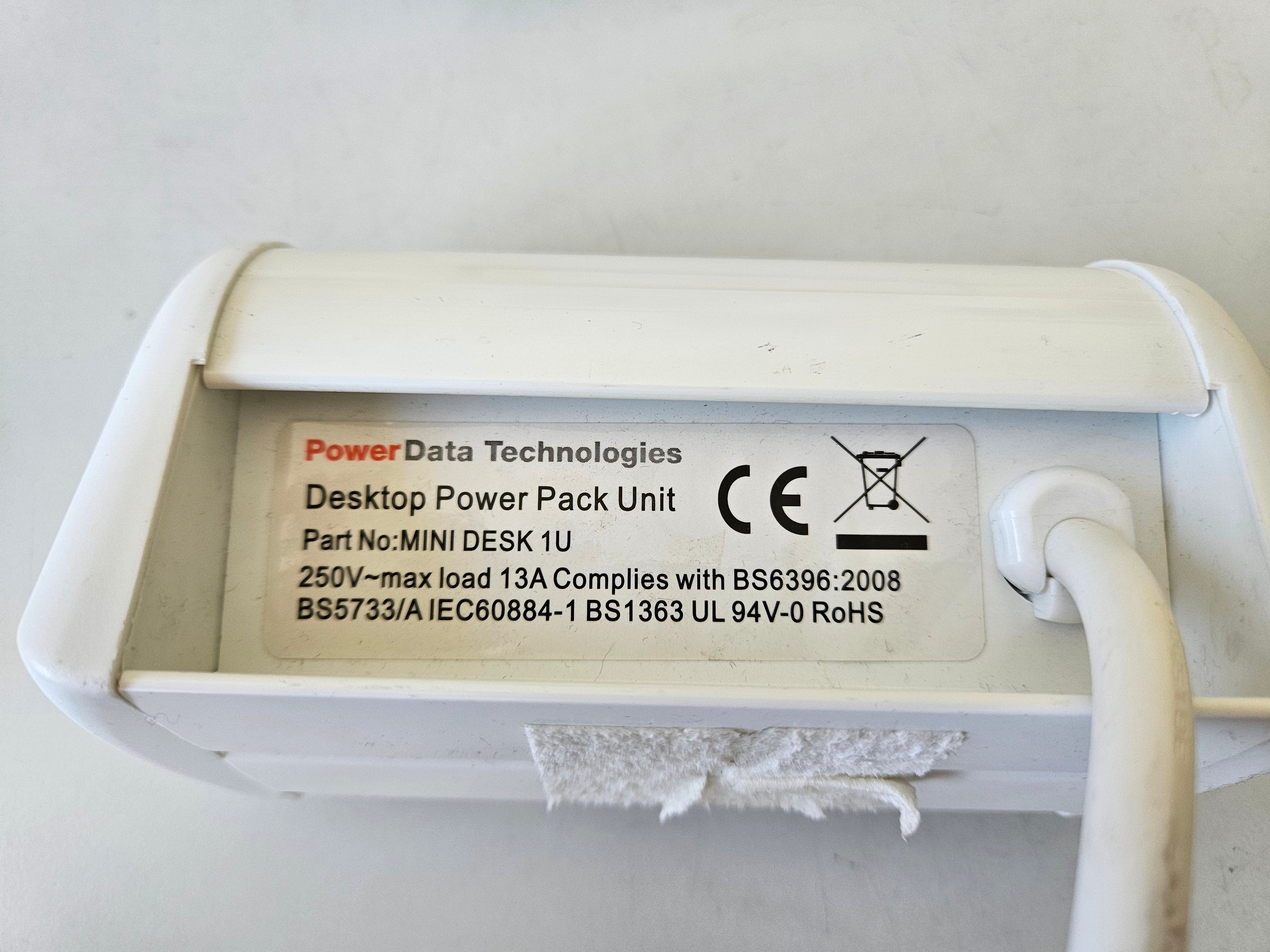 Desktop Dual Port Power Pack Unit w/ 2 USB ( MINI DESK 1U ) USED