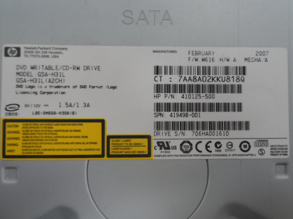 PR19104_410125-500_HP 16X DVD WR/CD-RW LightScribe Unit - Image4