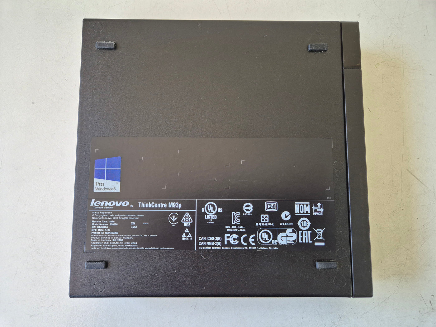 Lenovo Thinkcentre M93P Tiny Desktop PC NO PSU ( M93P S33200 10AA ) USED