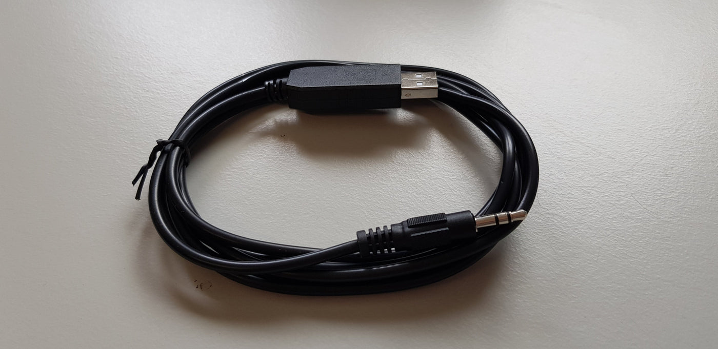 Sinforcon USB RS232 - 3.5 AJ 3P male serial connector cable (Tip-RX, Ring-TX, Sleeve-GND) (CAB0004)