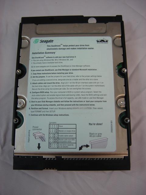 9T6004-301 - Seagate Barracuda ATA IV 20GB IDE 7200rpm 3.5in HDD - USED