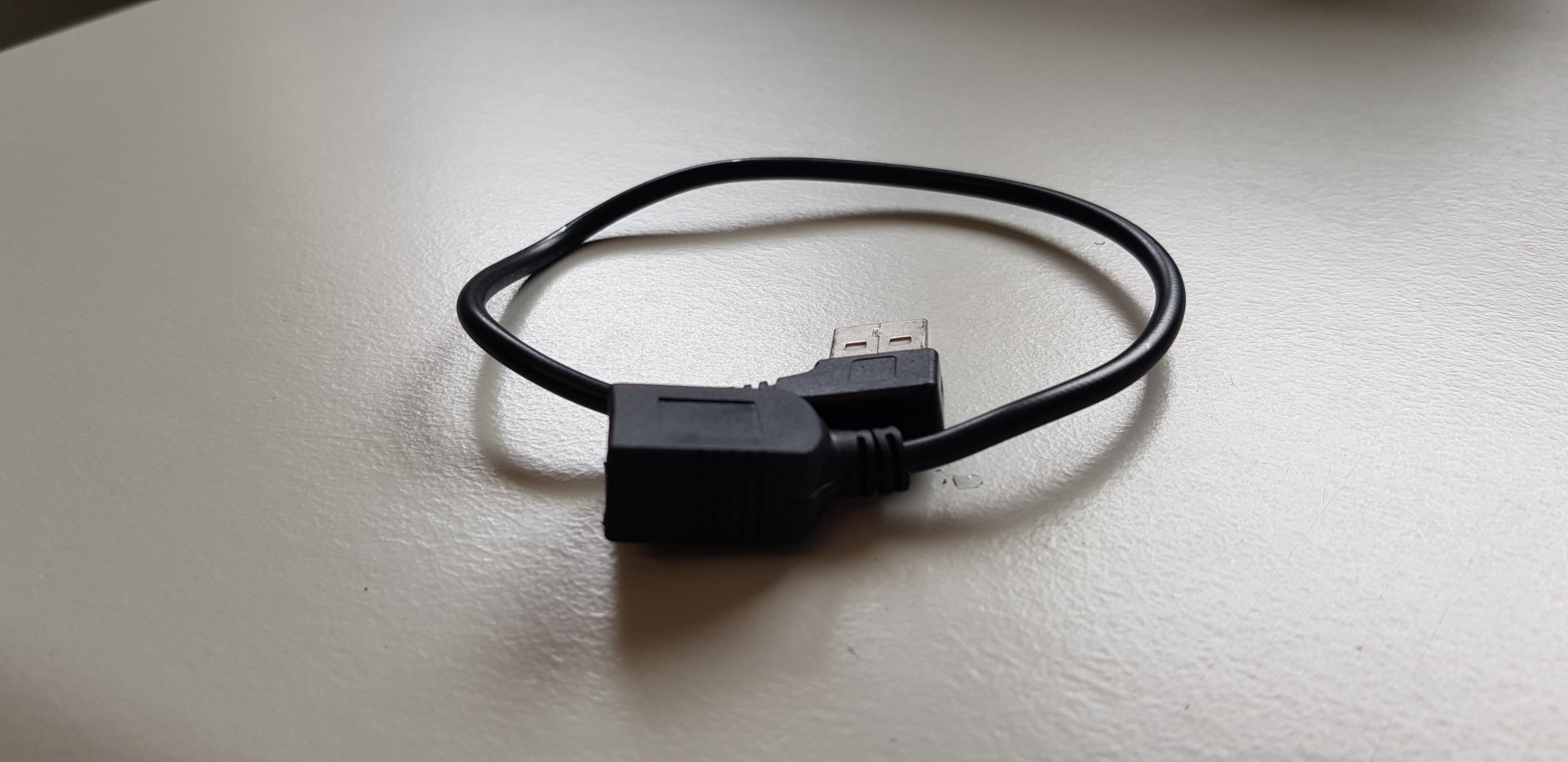 Sinforcon Right angle USB extension cable (AM to AF) (CAB0005)