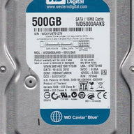 Western Digital 500GB SATA 7200rpm 3.5in HDD ( WD5000AAKS-00UU3A0 ) REF
