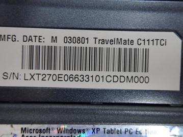 PR20322_MS2133_Acer C111TCi 1Ghz 21Mb Ram No HDD Laptop - Image8