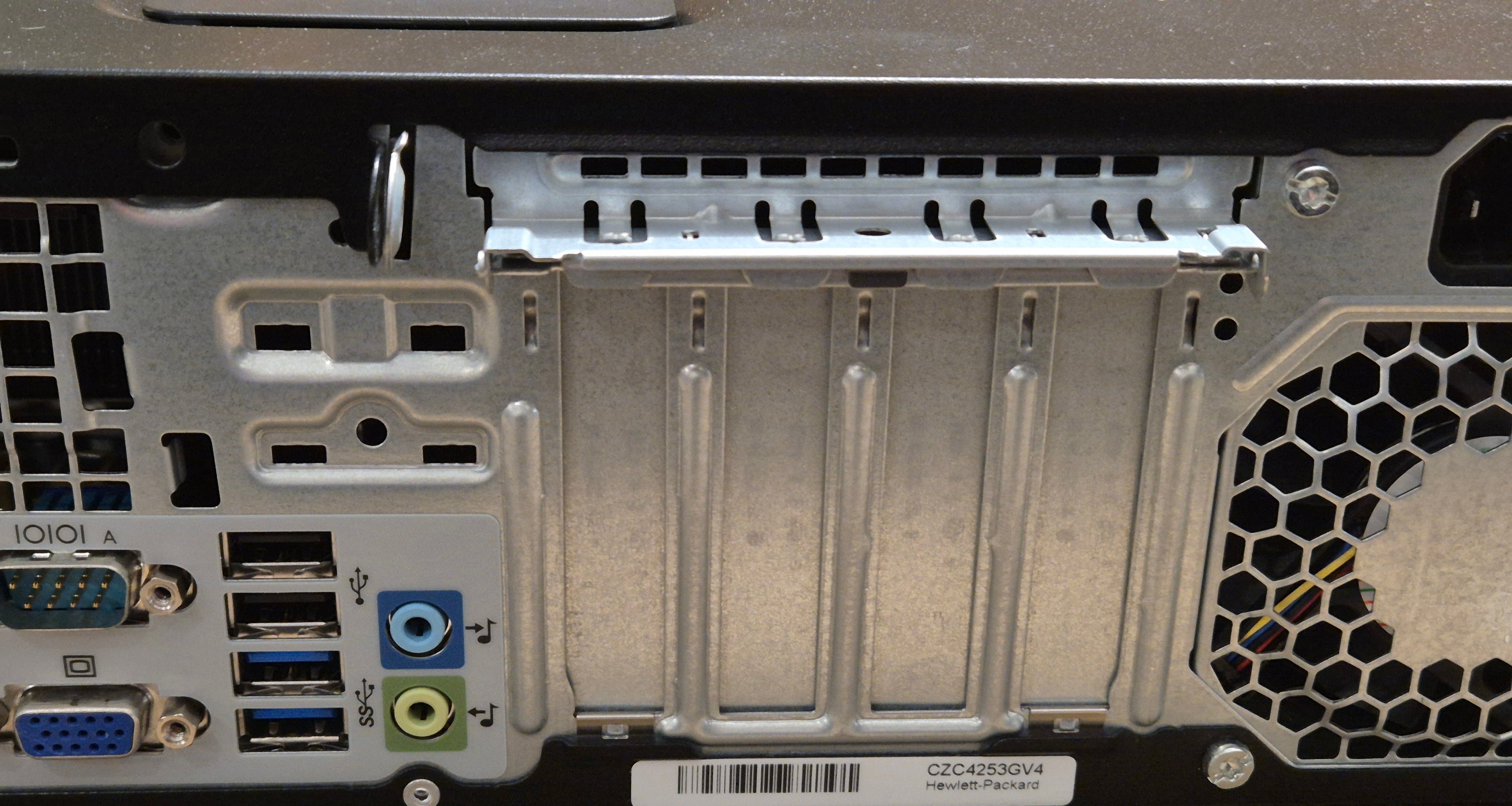 HP ProDesk 600 G1 SFF 500GB HDD DVD 4GB RAM i3-4130 3.4GHz NO OS w/ k.board ( E4256ET#ABU ) USED