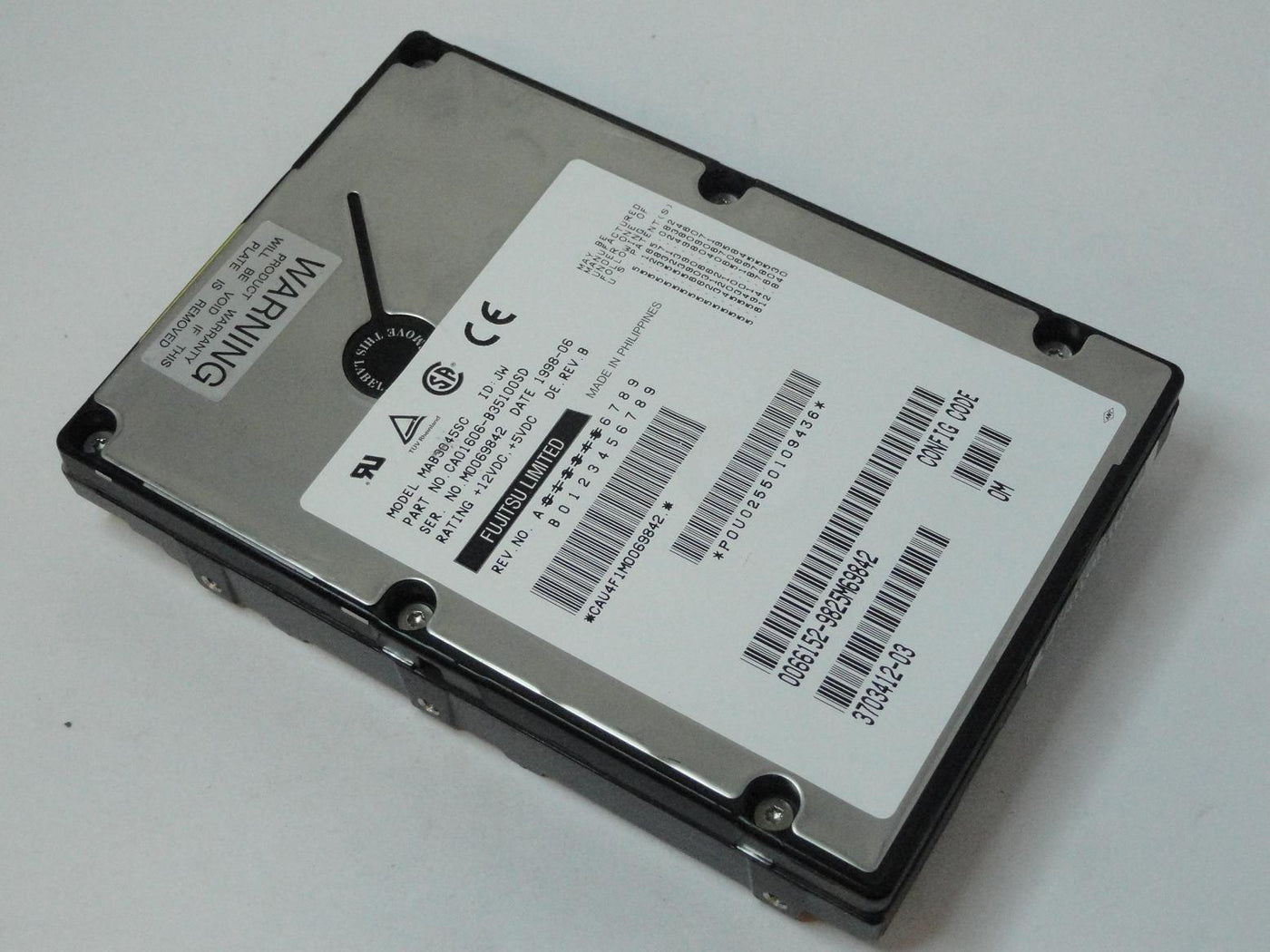 CA01606-B35100SD - Fujitsu Sun 4.3GB SCSI 80 pin 7200rpm 3.5in HDD - Refurbished