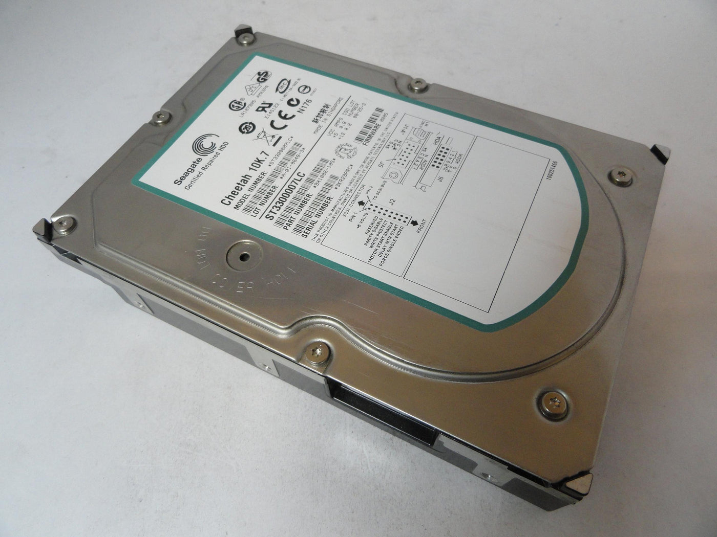 PR21999_9X1006-105_Seagate 300GB SCSI 80 Pin 10Krpm Recertified HDD - Image2