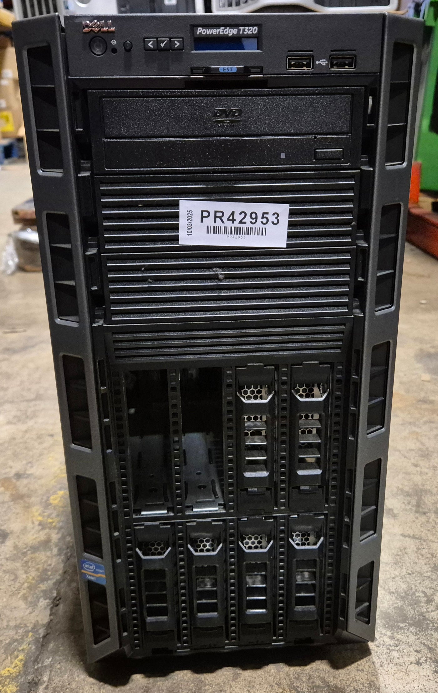 Dell PowerEdge T320 Xeon E5-2403 1.80Ghz NO RAM/HDD/OS DVD NO PSUs WinSVR 2008 COA ( E20S ) USED