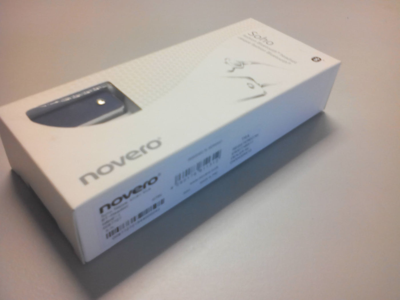 Novero Soho Nappa Bluetooth Headphones - Silver / Blue - PC User | PC Parts And Spares | FREE UK DELIVERY