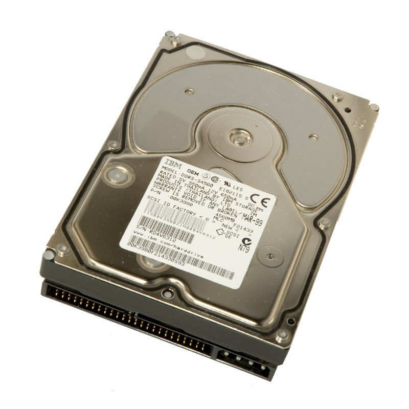 IBM 4.5GB SCSI 80Pin 3.5" HDD ( 03L5280 DDRS-34560 ) REF