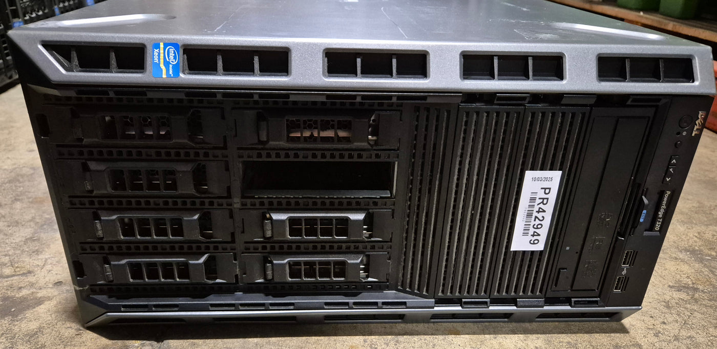 Dell PowerEdge T320 Xeon E5-2403 1.8GHz NO RAM/HDD/OS DVD Dual PSU WinSVR 2008 COA ( E20S ) USED missing plastics