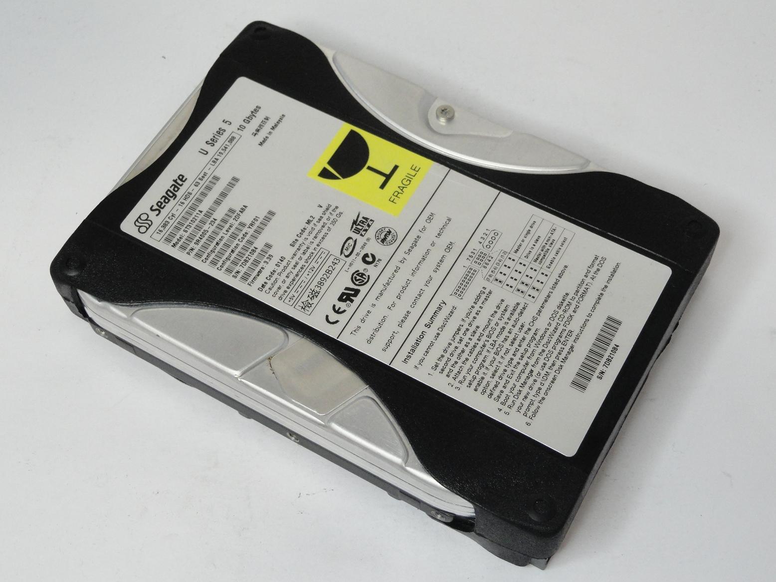 9R4005-234 - Seagate 10GB IDE 5400rpm 3.5in U Series 5 HDD - USED