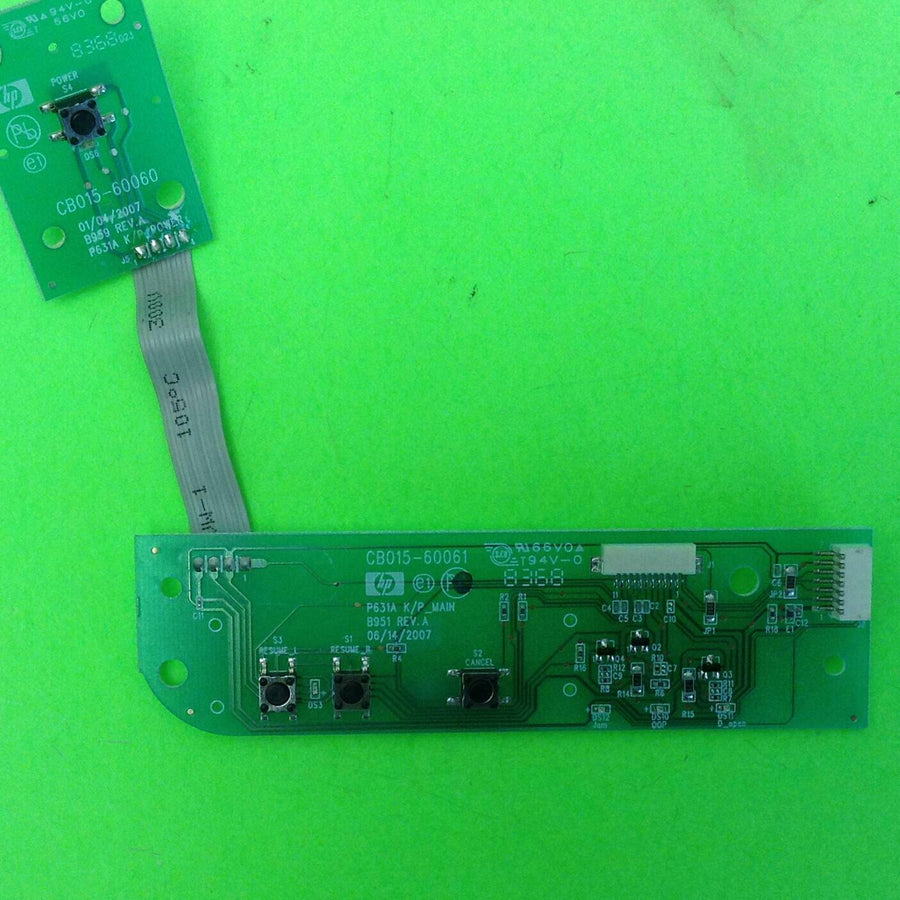 HP 8600 Inkjet Series 3-Button Control Panel ( P631A/B951 CB015-60061 CB015-60060 ) REF