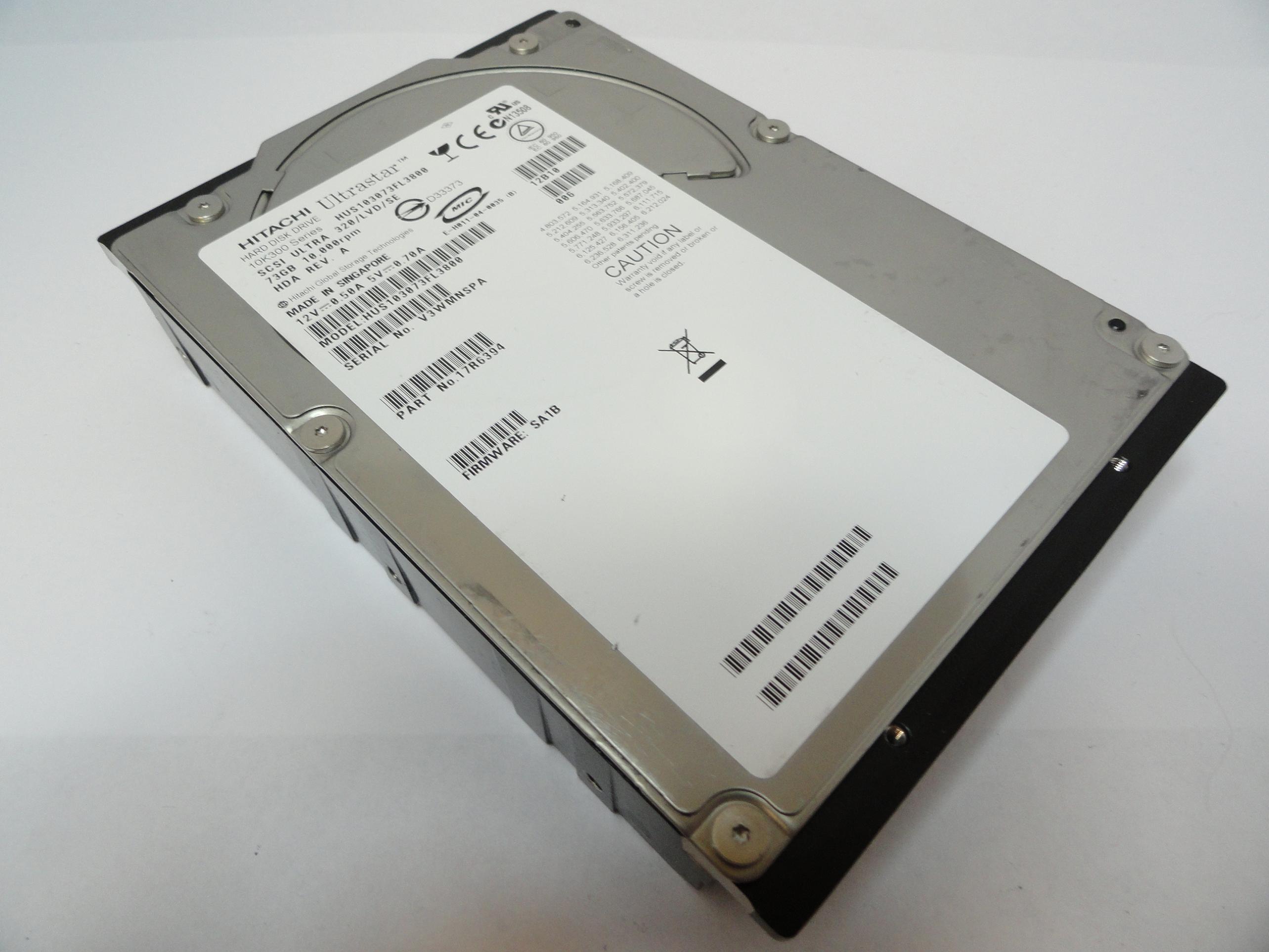 PR21208_17R6394_Hitachi 73Gb SCSI 80 Pin 10Krpm 3.5in HDD - Image3