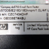 PR15195_GE008ET#ABU_Hp Compaq dc5700 SFF  1.80GHz - Image4