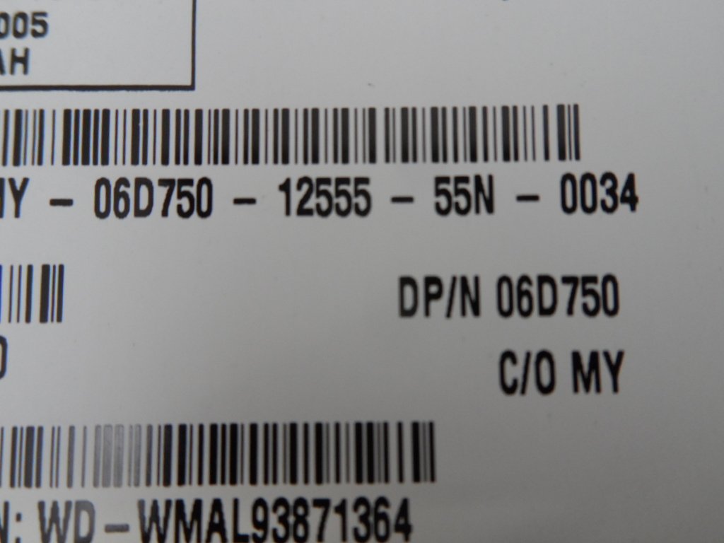 WD1600JD - Dell/Western Digital 160GB SATA 3.5" HDD - Refurbished