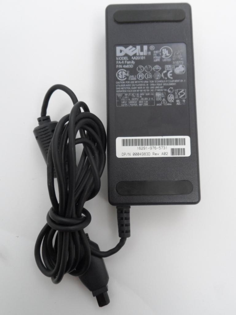 Dell AC Adapter Input 100-240v Output 20v 3.5a ( 9364U AA20031  6130015277304 Dell USED )