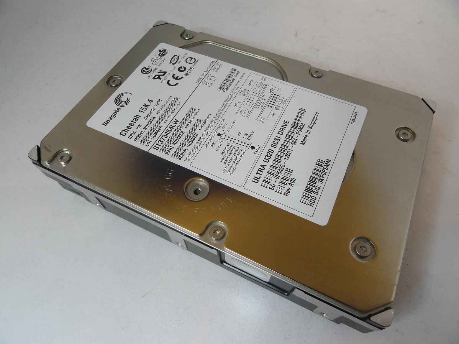 9X5005-041 - Seagate Dell 73GB SCSI 68 Pin 15Krpm 3.5in Cheetah 15k.4 HDD - Refurbished