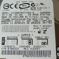 PR12760_07N8325_Hitachi 20GB IDE 4200rpm 2.5in HDD - Image3