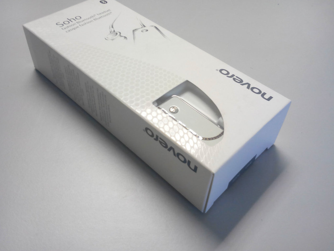 Novero Soho Crystal Arc Bluetooth Headset - White / Violet - PC User | PC Parts And Spares | FREE UK DELIVERY