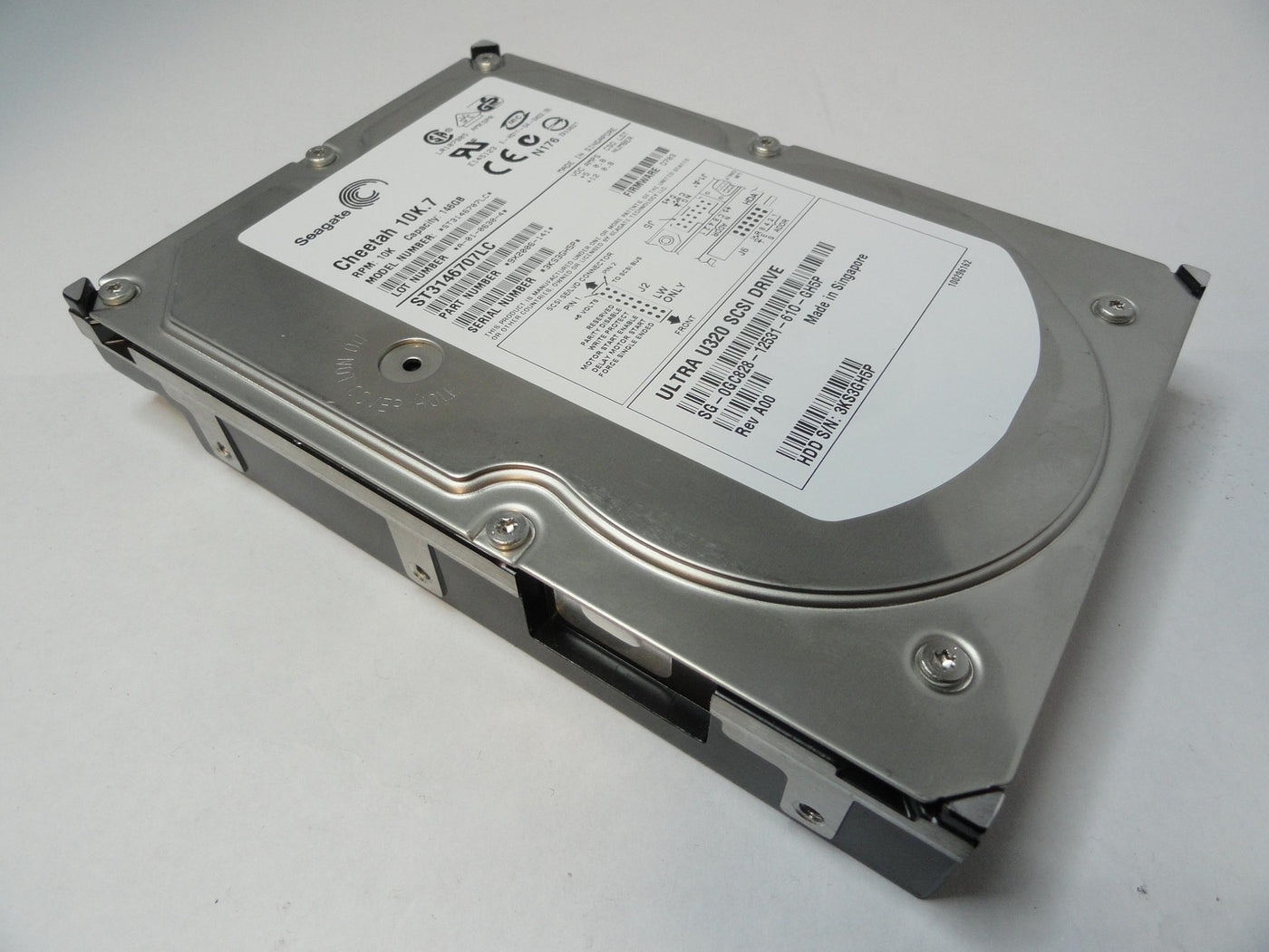 PR20165_9X2006-141_Seagate Dell 146Gb SCSI 80 Pin 10Krpm 3.5in HDD - Image4