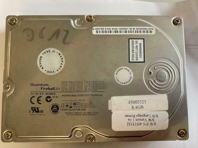 Quantum Maxtor 8.4GB 5400RPM 3.5" Hard Drive ( 45005323 ) REF