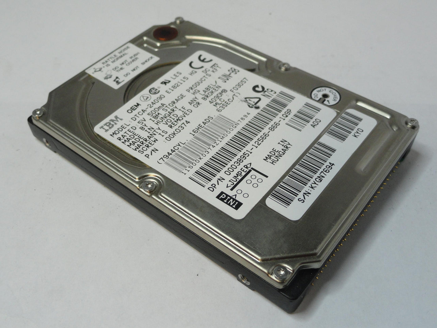 00K0374 - IBM Dell 4Gb IDE 4200rpm 2.5in HDD - Refurbished