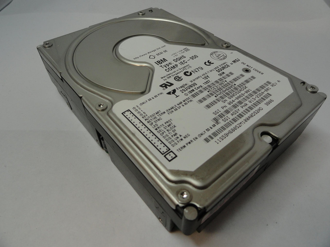 PR18789_59H6805_IBM SGI 18GB SCSI 80 Pin 7200rpm 3.5in HDD - Image3